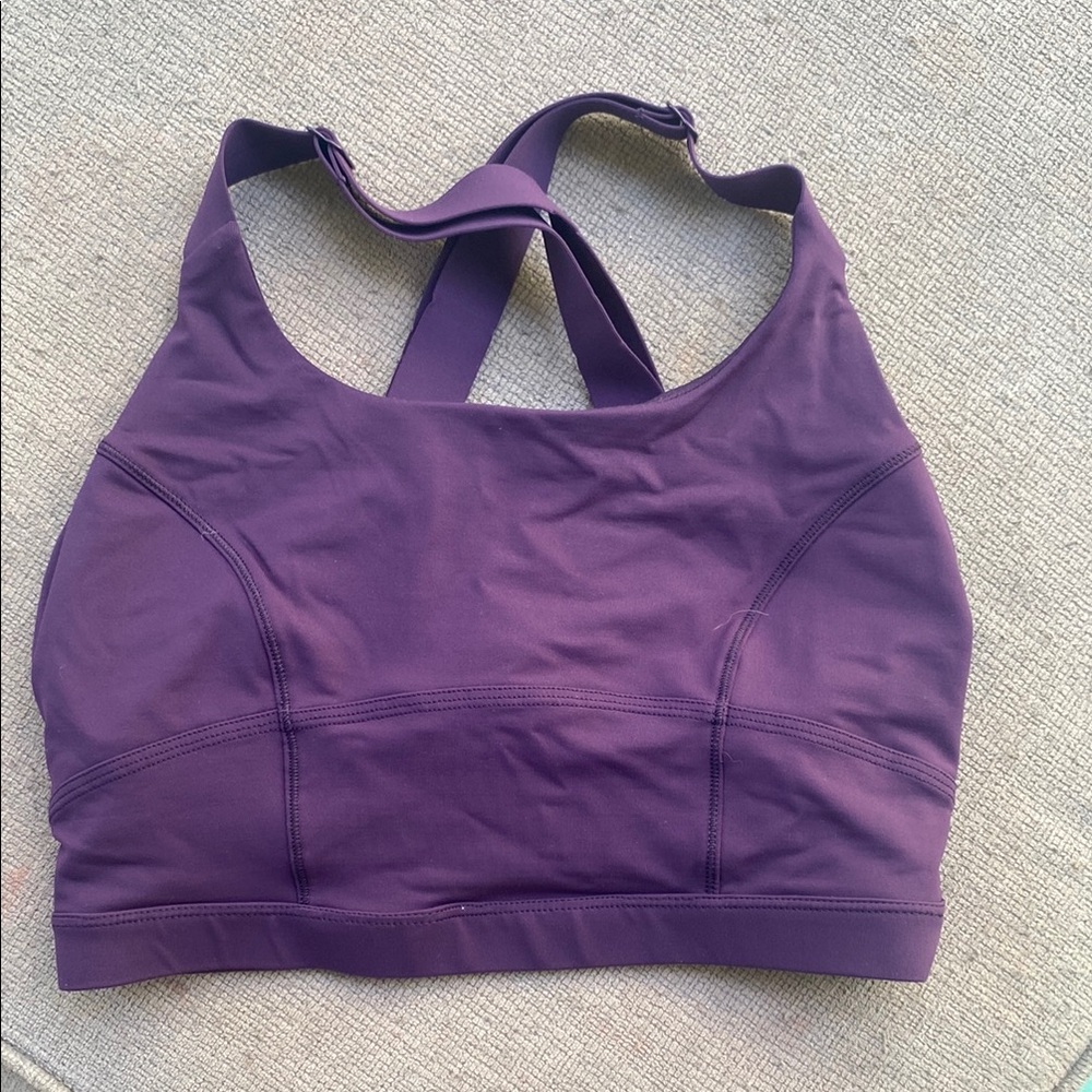 Lululemon Athletica Deep Purple Sports Bra